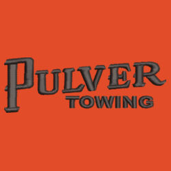 Pulver Towing Snapback Trucker Cap - Orange/Black Design