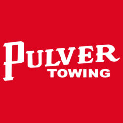Pulver Towing Youth Hooded Sweatshirt - Red Design
