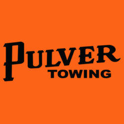 Pulver Towing Youth Hooded Sweatshirt - Orange Design