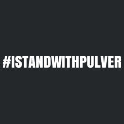I Stand With Pulver T-Shirt - Black Design